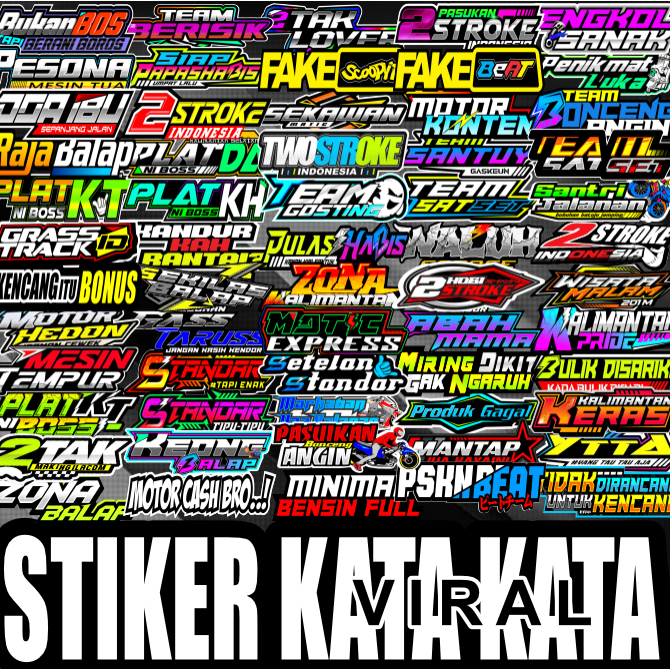 

STIKER KATA KATA VIRAL VOL 1