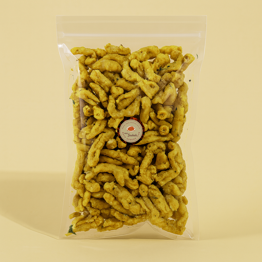 

Usus Ayam Crispy Ori Daun Jeruk 150gr Snack Gurih