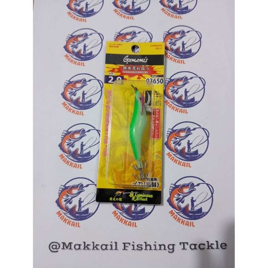 Squid Jig Luminous GAMAMIS -Udang-Udangan / Umpan Cumi