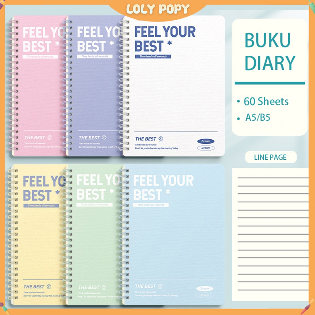 

Notebook A5 B5 Notes Book Buku Tulis Aesthetic Buku Diary Notebook Journal Buku Catatan