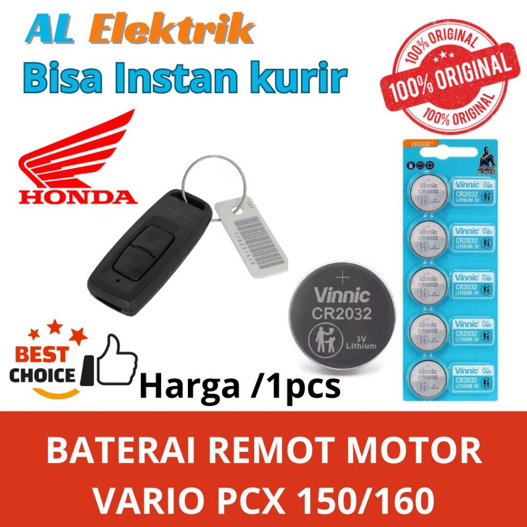 Baterai remote motor Honda Vario 160 Beat Deluxe