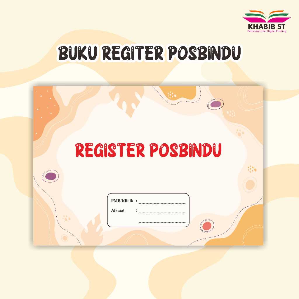 

buku Register Posbindu , buku posyandu, buku pukesmas