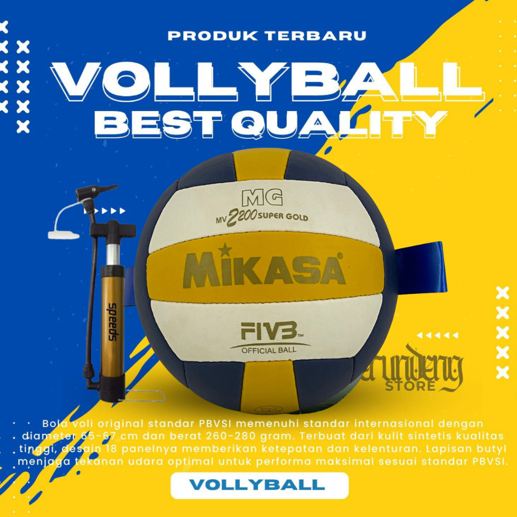 MIKASA Bola Voli GANTUNG bola Volly latihan bola Voly MIKASA SUPERGOLD bola voli murah size 5