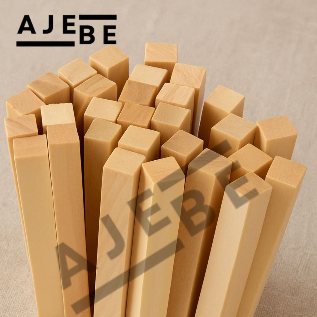 Stick Kayu Kotak Panjang Stik Serbaguna - List Kayu Dinding Tempel - Kayu Reng 1 Meter