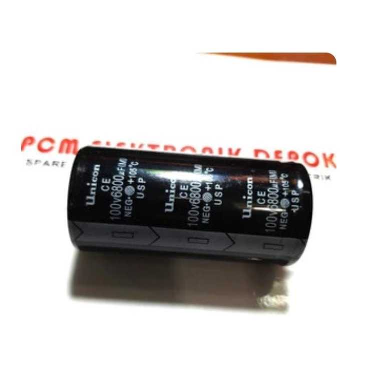 RH8900 New Capasitor Kapasitor Elco 6800uf 100 volt 6800 uf 100 v by PCM LTC GLODOK