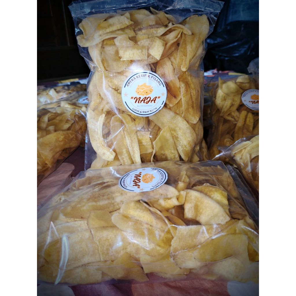 

kripik pisang NAJA rasa enak