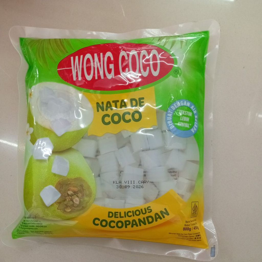 

WONG COCO- NATA DE COCO PANDAN 800g