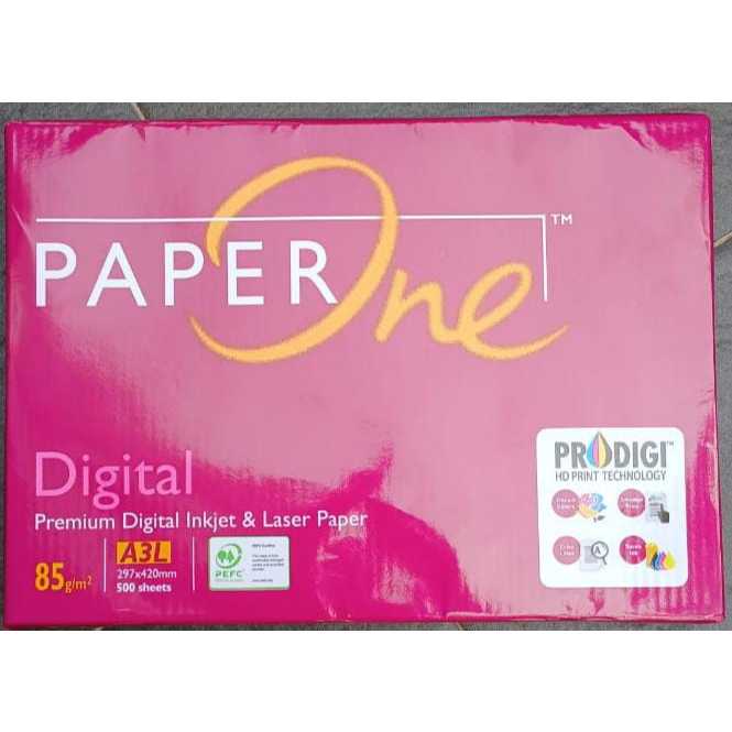 

Kertas HVS A3 85 gr Paperone ( Ukuran 297 x 420 mm )