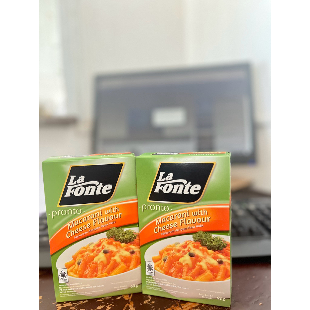 

LA FONTE Pronto macaroni with Cheese 63 gram