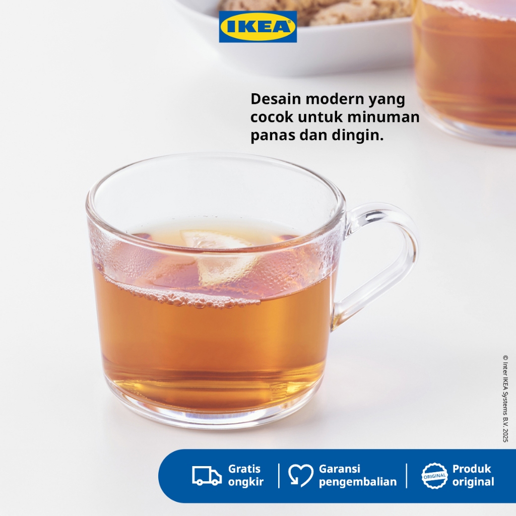 IKEA 365+ Gelas Minum / Mug Bahan Kaca Bening