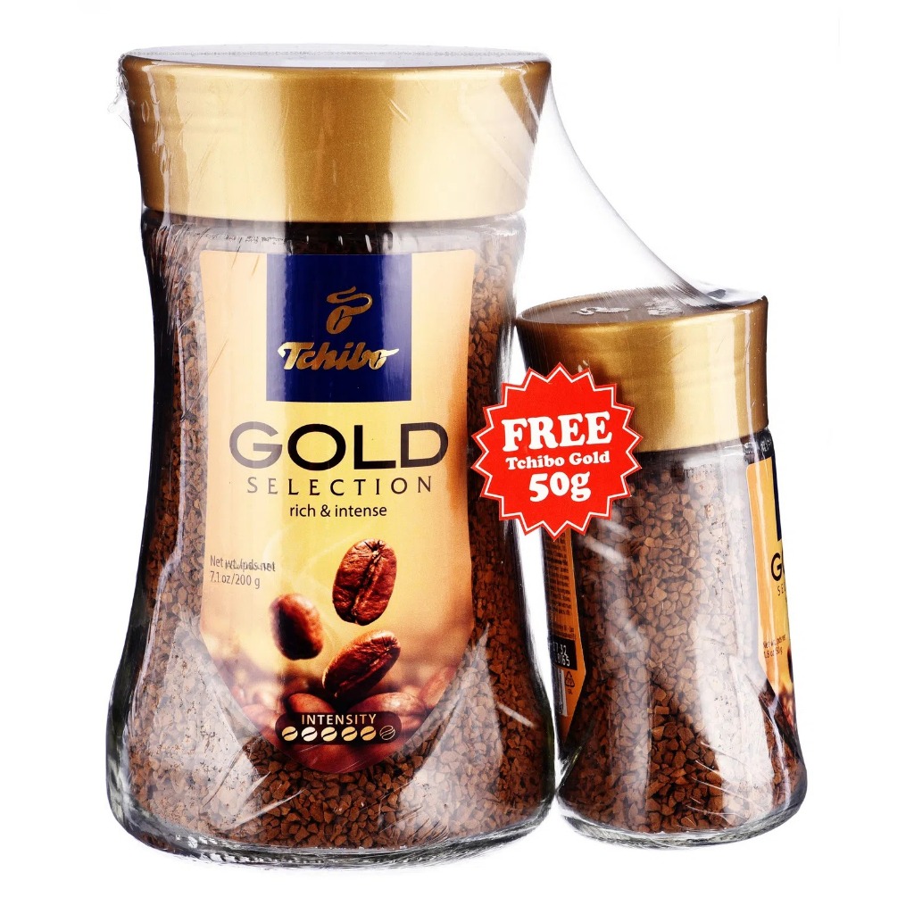 

Tchibo Gold Selection Instant Coffee + 50g