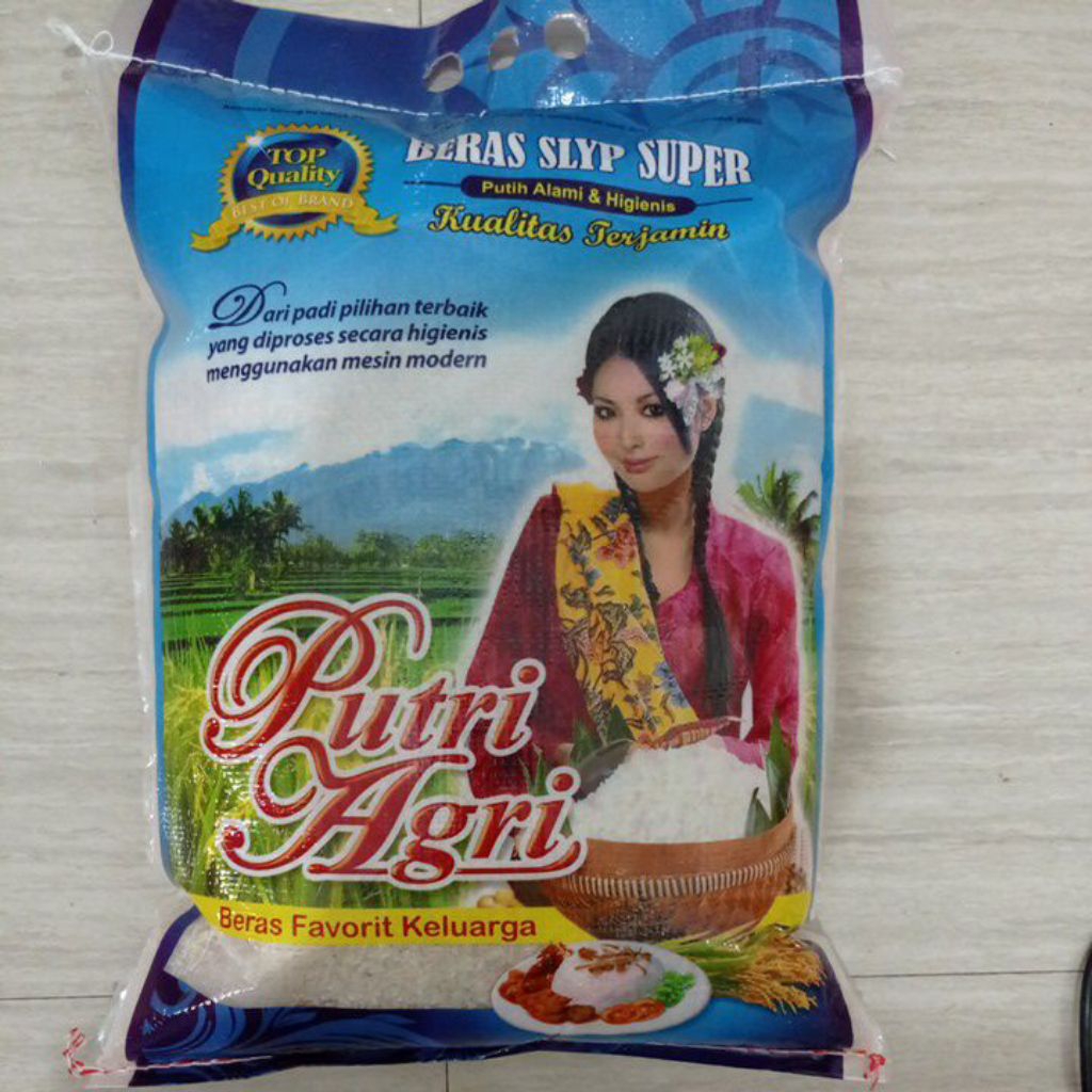 

Beras 10kg Putri Agri Slyp Medium