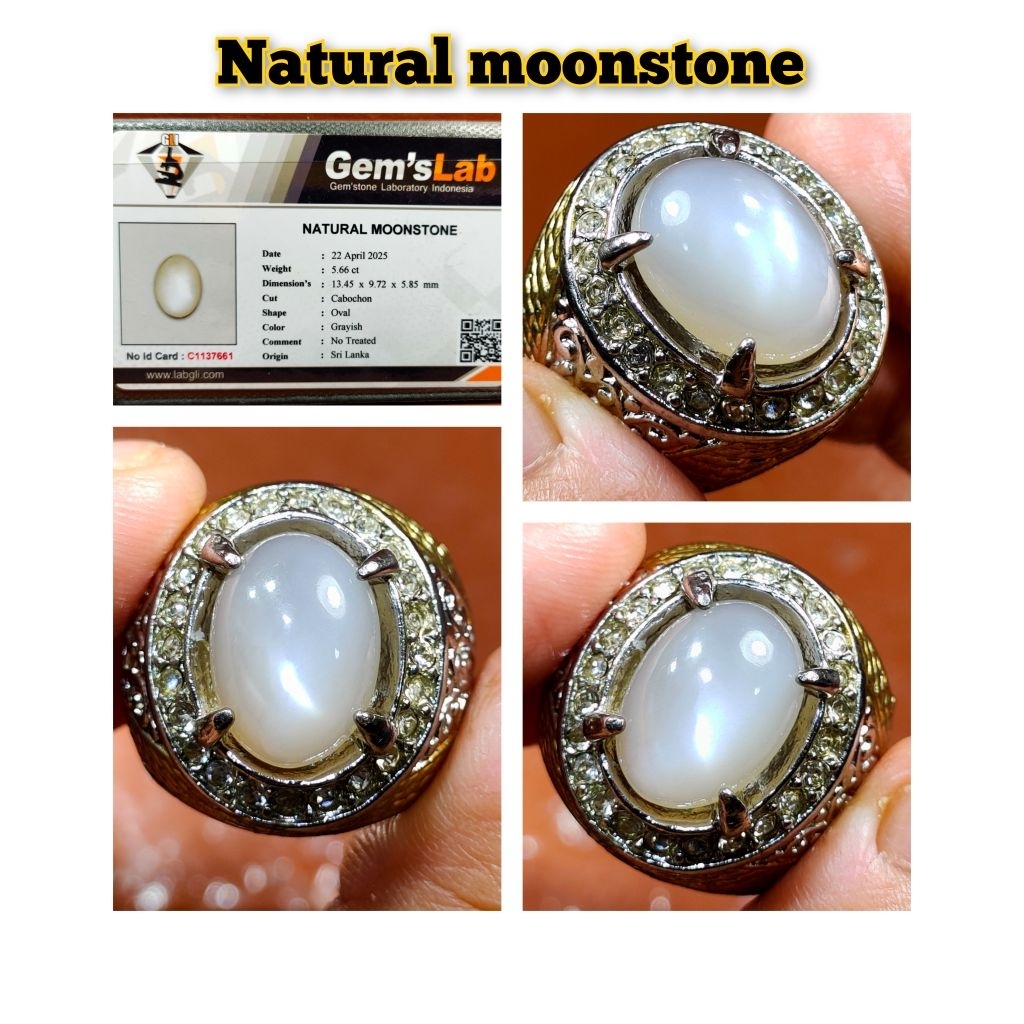 NATURAL BATU MOONSTONE CEYLON