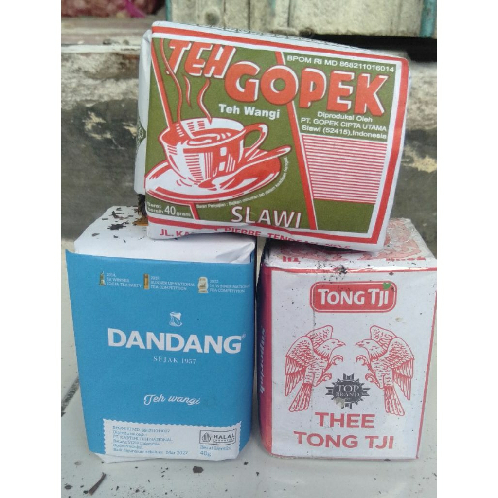 

teh paket es teh solo 3pcs (gopek,tongji,dandang)