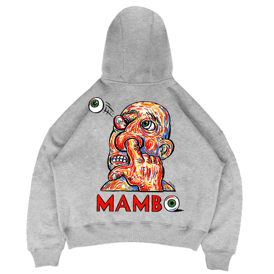 SUPERWEEKEND| HOODIE ZIPPER BOXY OVERSIZE  | MAMBO FLEECE