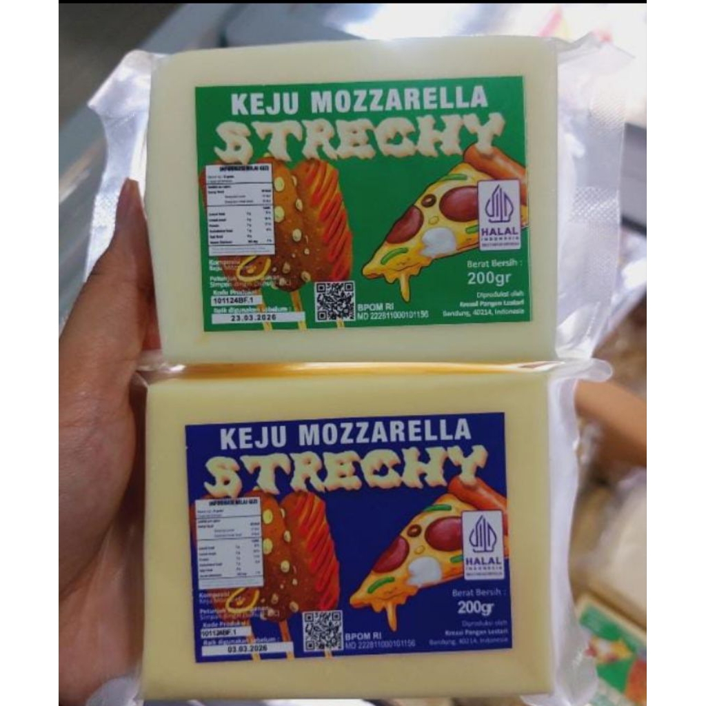 

keju mozzarella strechy 200gr