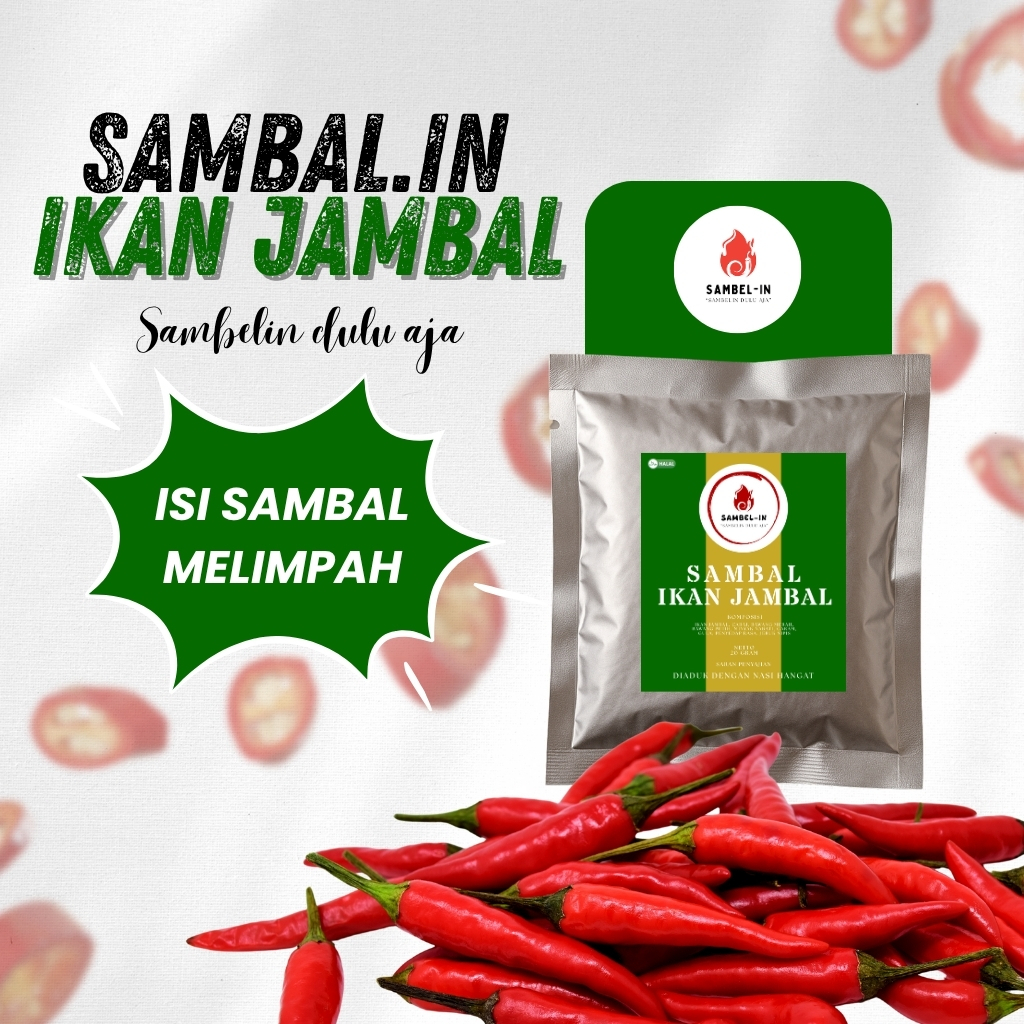 

SAMBEL.IN Sambal Jambal Pedas Rumahan 20gr – Sambel Sachet Siap Saji Enak & Praktis