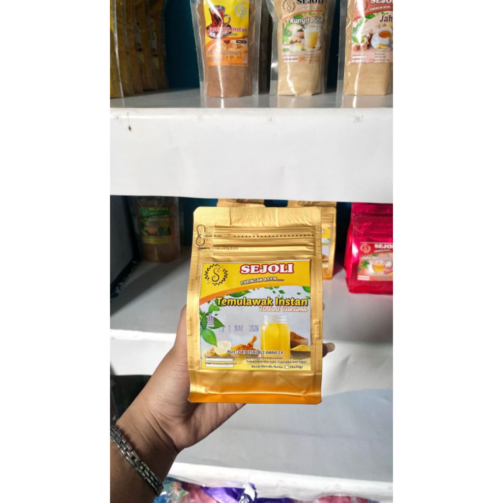 

olahan jamu temulawak instan