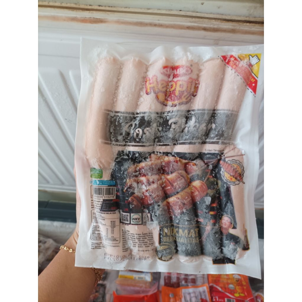 

Sosis Bakar Kimbo Heppy isi 12pcs