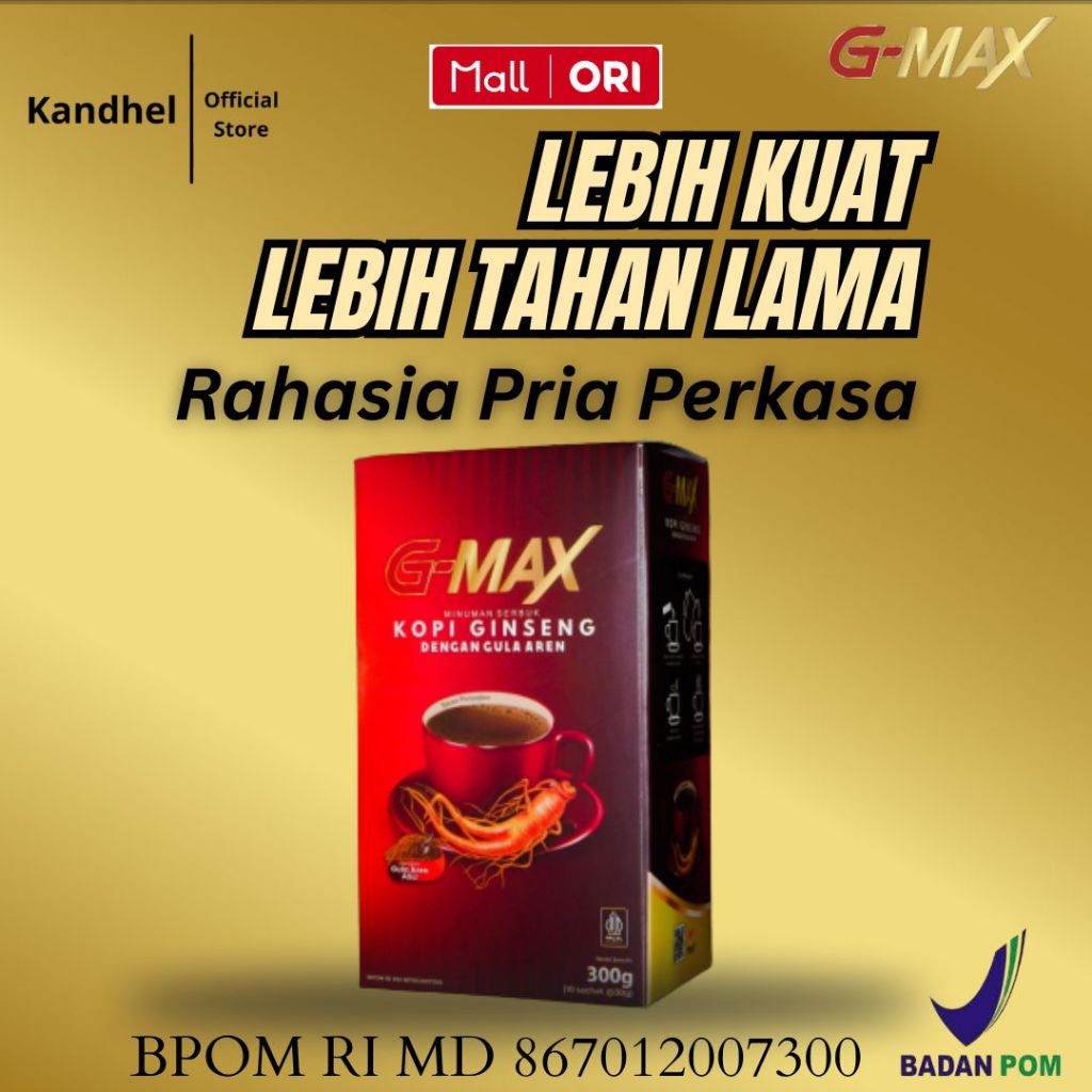 

G-MAX Kopi Ginseng Tahan lama Dengan Gula Aren