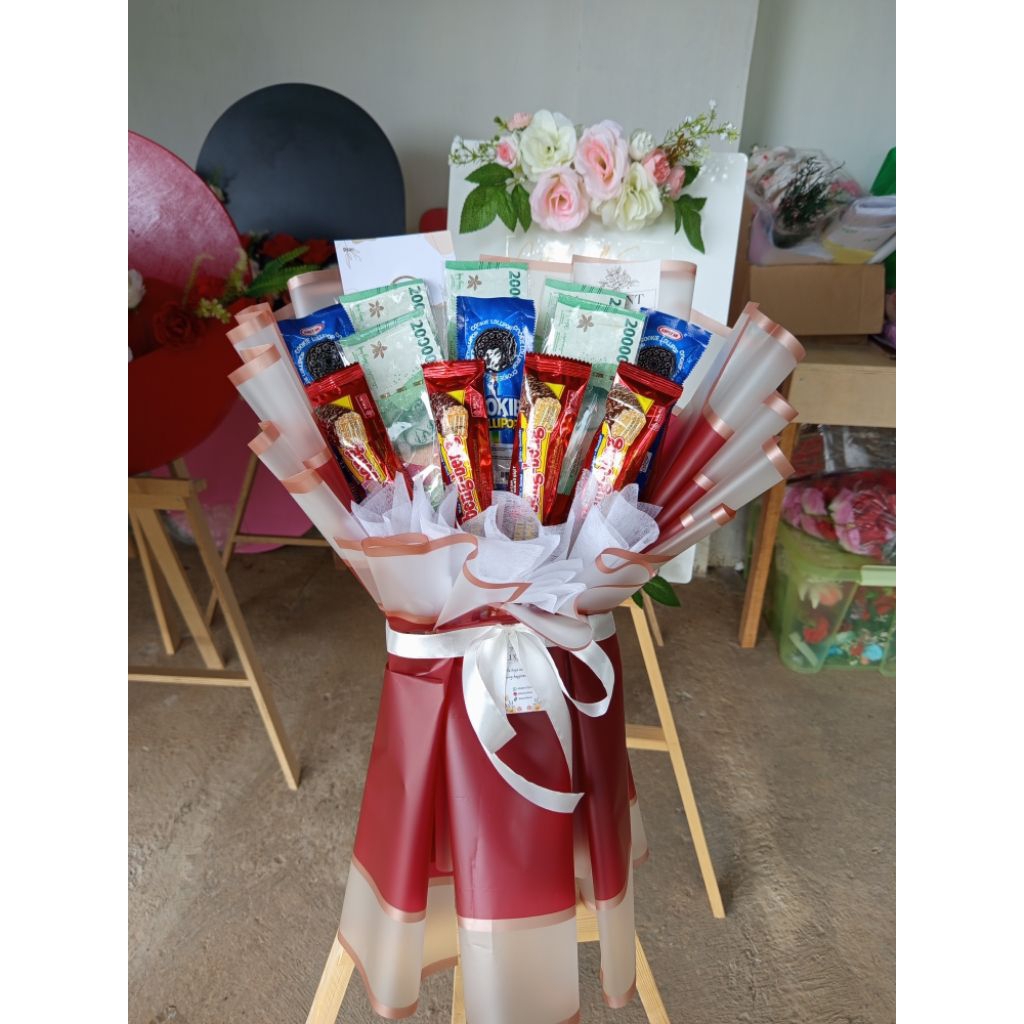 

Money buket mix Snack|Buket jajan|Buket uang|Buket anak-anak|Buket murah