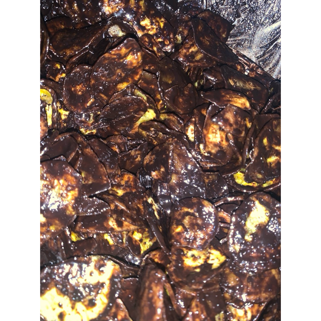 

Kripik pisang lumer 2,5 gram ( gurih, renyah dan nagih)