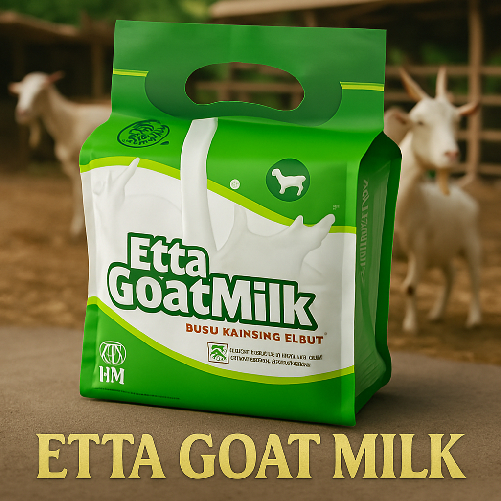 

Etta Goatmilk Susu Kambing Etawa Murni Halal Baik untuk Pencernaan & Stamina