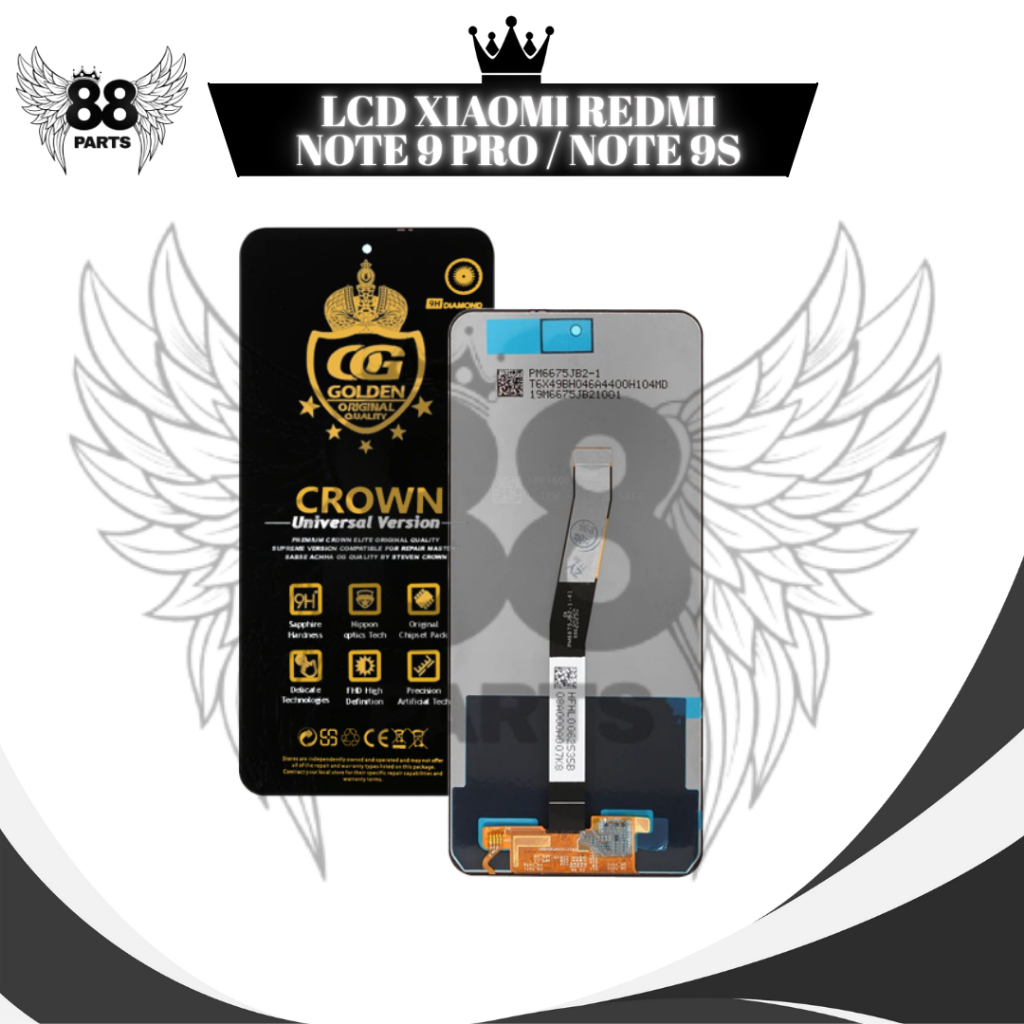 LCD XIAOMI REDMI NOTE 9 PRO / NOTE 9S / REDMI NOTE 9S TOUCHSCREEN FULL SET / LCD COMPLETE ORIGINAL L