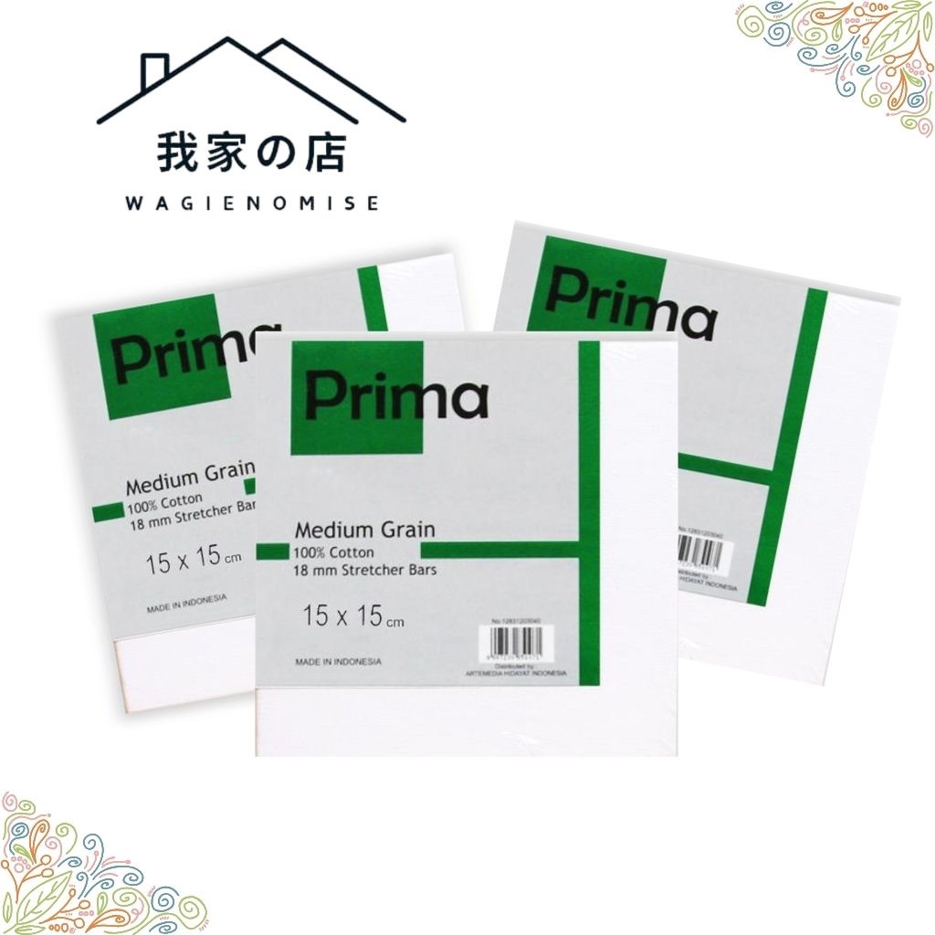 

Kanvas Prima 15x15cm Art Canvas for Painting - COTTON CANVAS