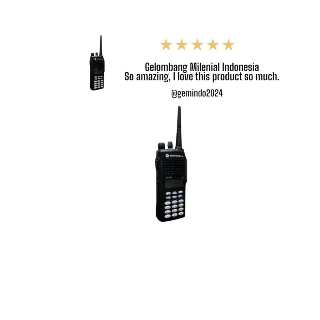 HT MOTOROLA GP338 UHF IS GASPROOF