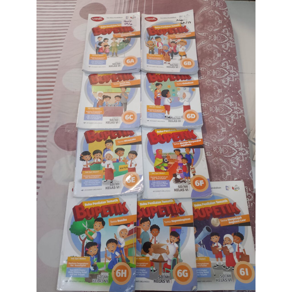 BUPETIK 6A,6B,6C,6D,6E,6F,6G,6H,6I Kelas 6