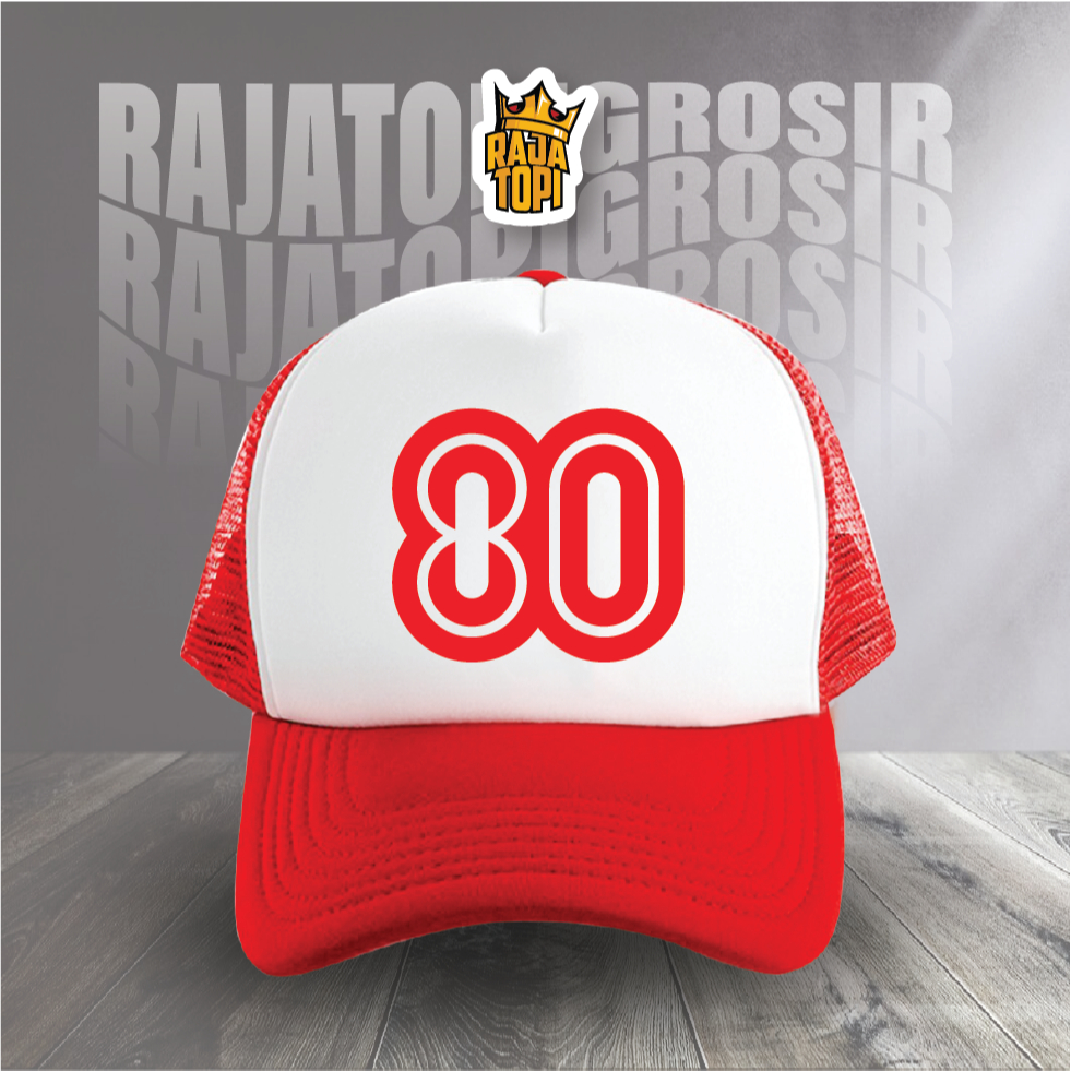 topi indonesia HUT RI / topi jaring indonesia / topi sablon indonesia