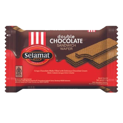 

SELAMAT WAFER DOUBLE CHOCO ORI 60 GR 8991001780126