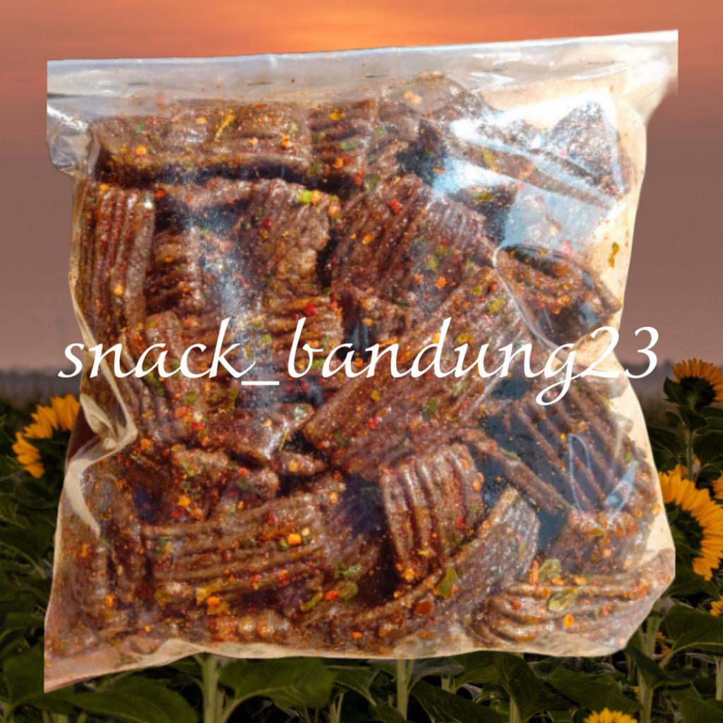 

kerupuk jengkol /asbes pedas gurih daun jeruk 500grm