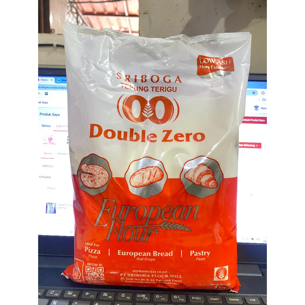 

sriboga double zero 1kg tepung terigu roti pastry pizza