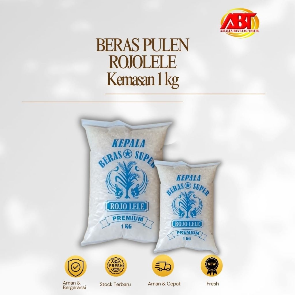 

ABT - 1Kg Beras Rojolele putih bersih dan enak (FRESH-BERSIH-BERGARANSI)