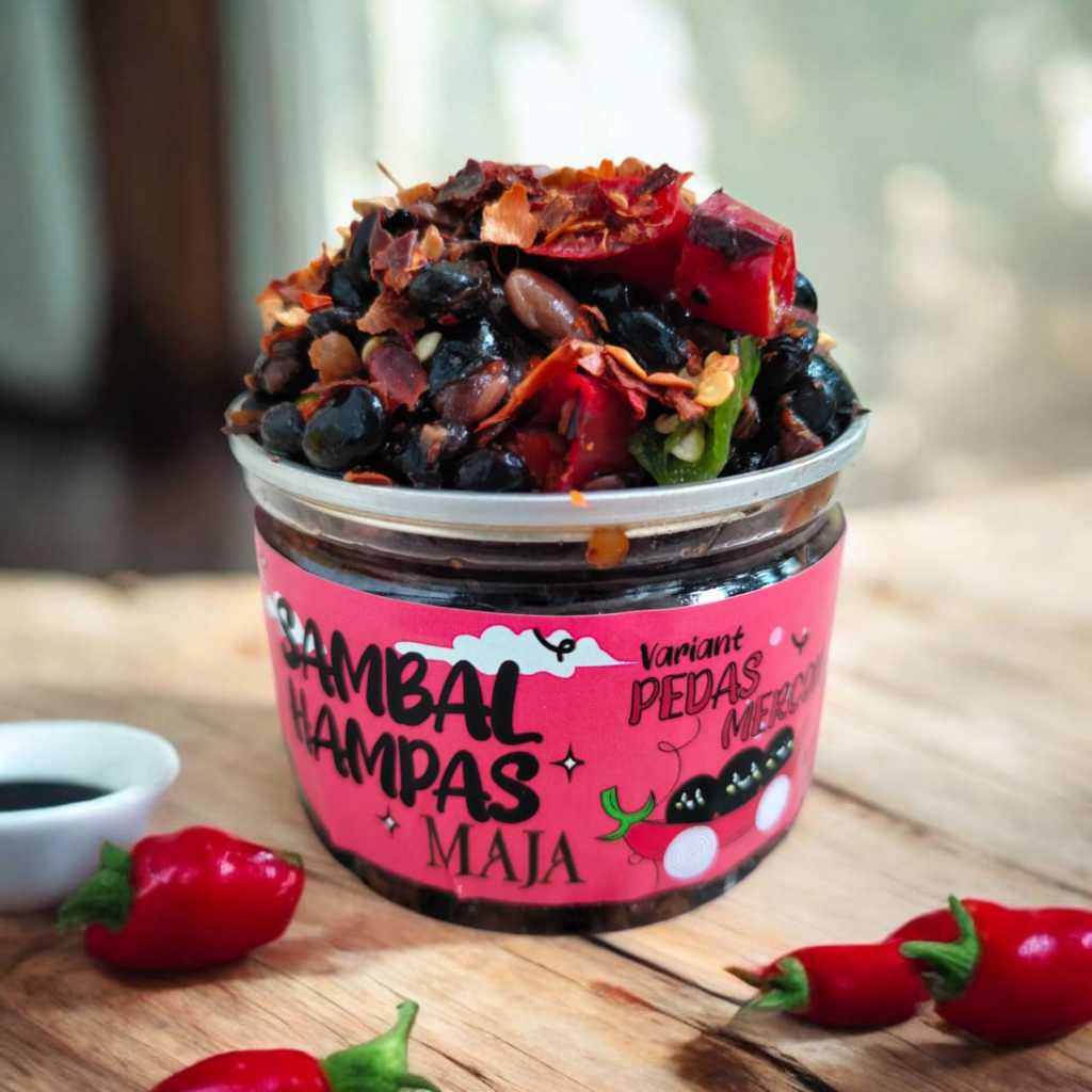 

SAMBAL HAMPAS MAJA - Sambal Unik dari Hampas Kedelai Hitam