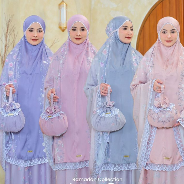 Nakajima - Mukena Hagia Series | Mukena Silk Mewah Ramadan