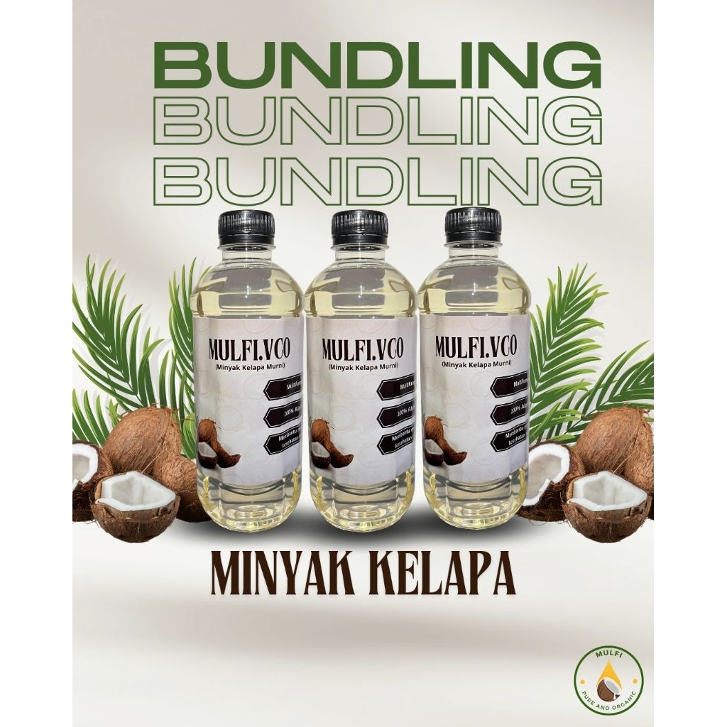 

Minyak Kelapa Murni (Bundling 3) 1,5L