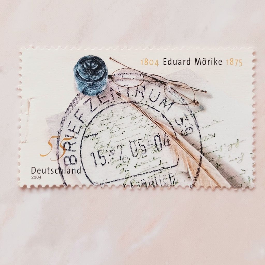 

(AA) Perangko Jerman, Republik Federal 2004 Birth Bicentenary of Eduard Morike 55 euro cent Used