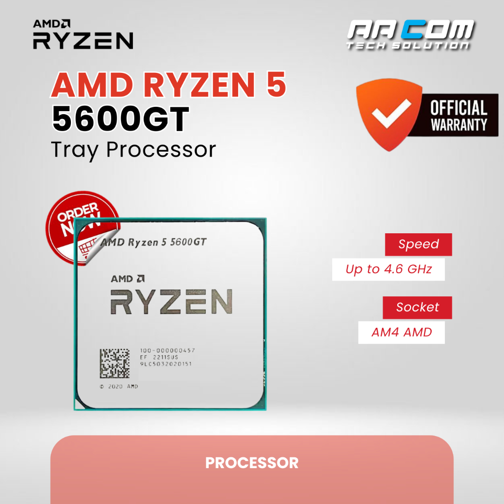 PROCESSOR AMD RYZEN 5 5600GT TRAY