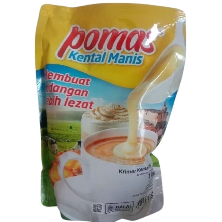 

pomas susu kental manis / krimer kental manis 1kg /2,5kg