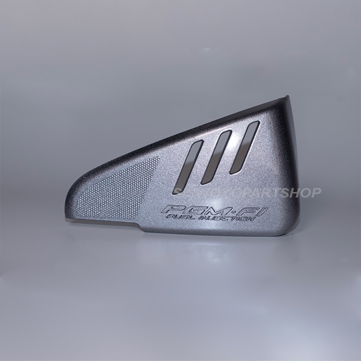 Garnish box filter Honda Scoopy fi non led ,Beat fi, Vario CW fi 110 Silver tahun 2012 sd 2014