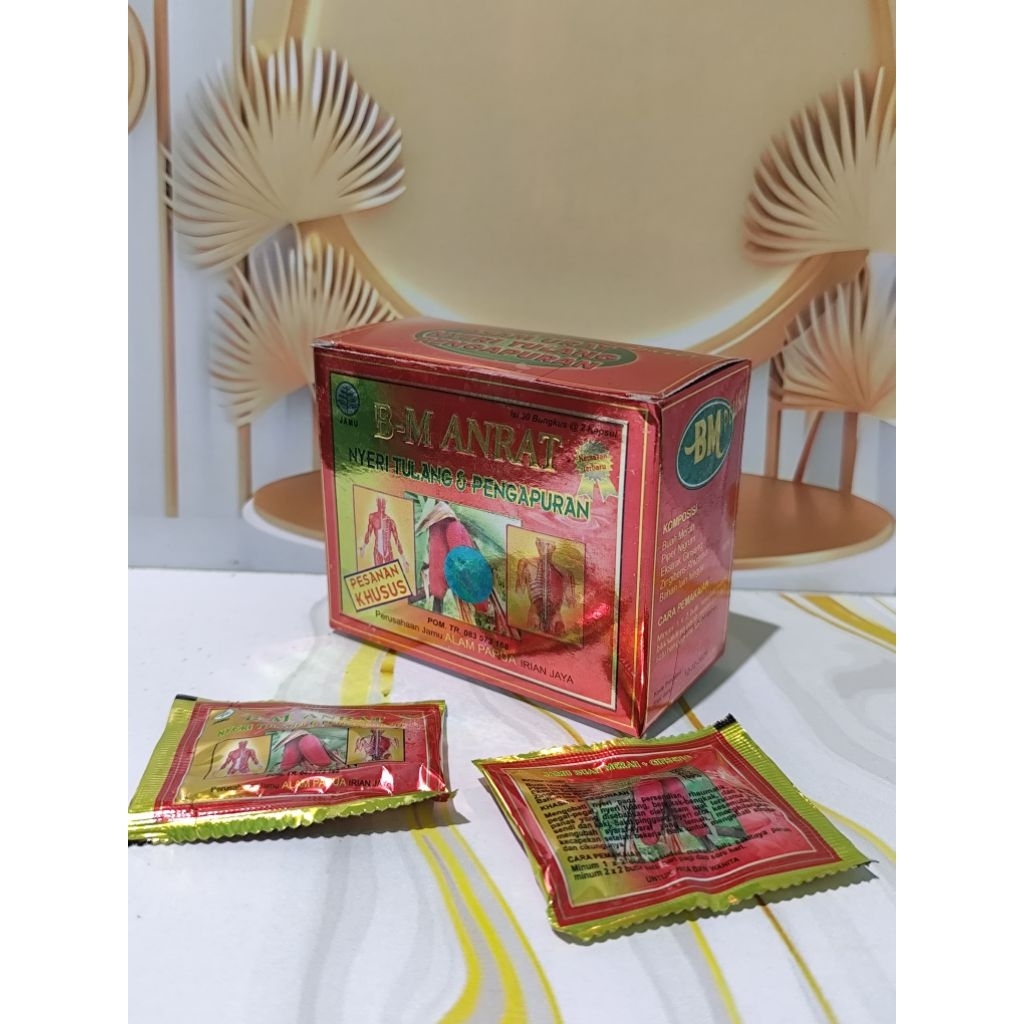 BM ANRAT KAPSUL ISI 30 SACHET KASIAT SUPER ORIGINAL BER HOLOGRAM BIRU