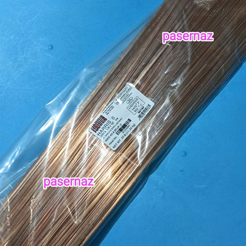 40cm | Kawat Las HARRIS | Perak Harris | Brazing Rood Pipa Tembaga Kulkas | Kawat Las Kulkas | Pipa 