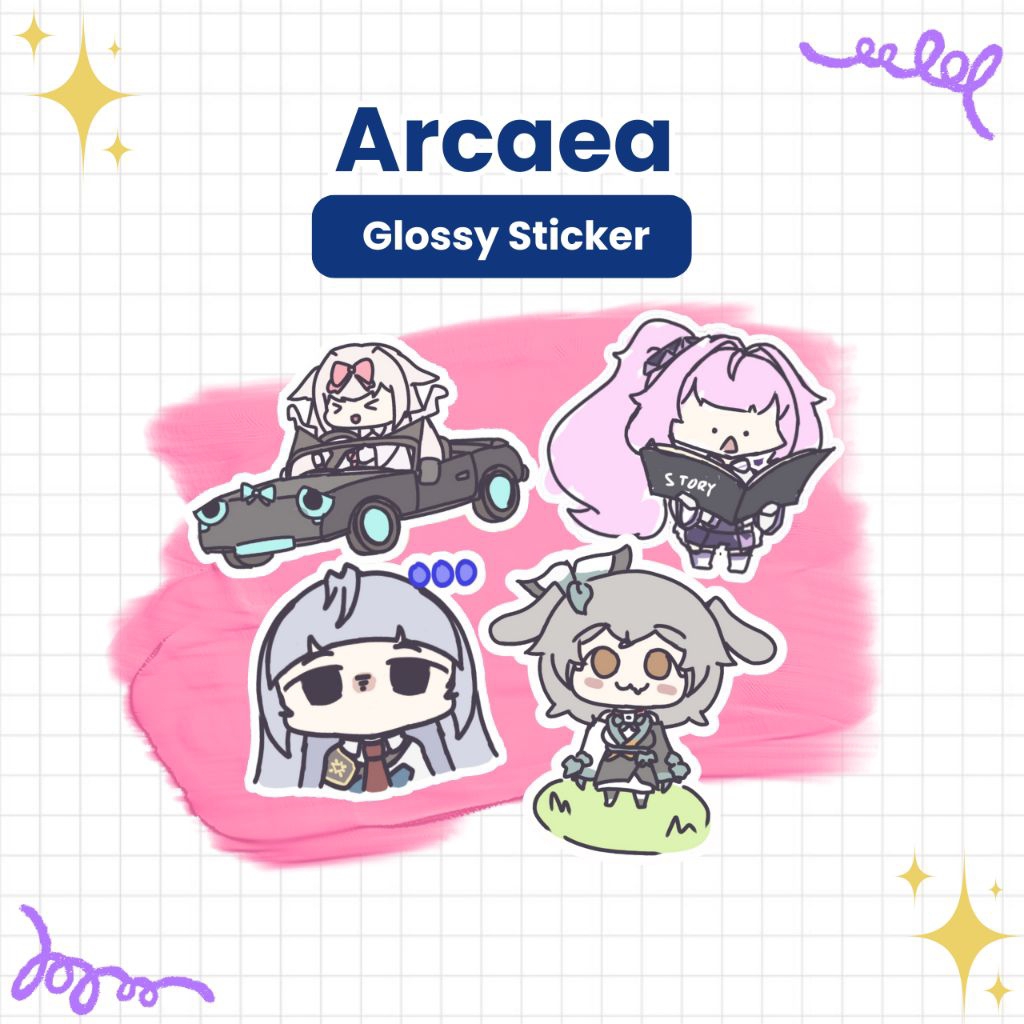 

Sticker glossy anime Arcaea