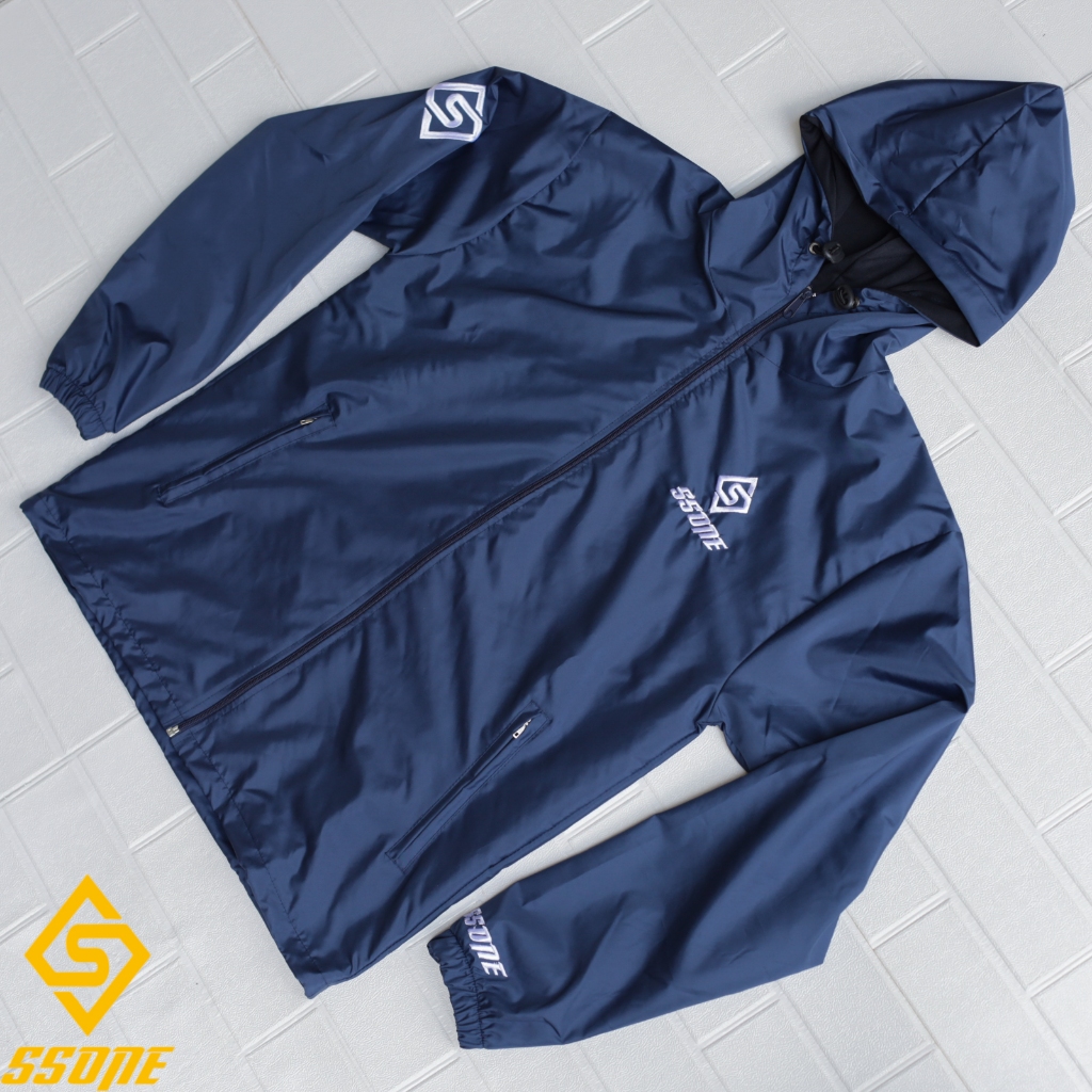 Jaket parasut pria anti air Pria wanita Jaket Coach Jaket Running, Jogging bersepeda