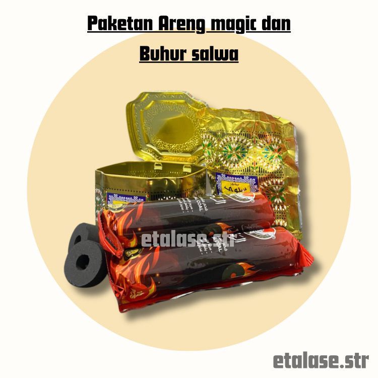 Paket Buhur Salwa Areng Magic Bukhur Dan Arang