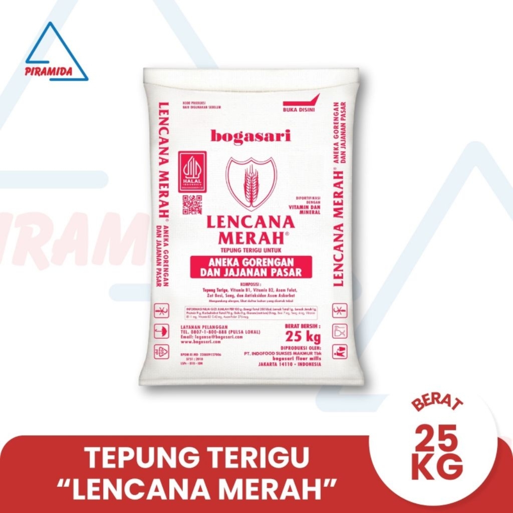 

Tepung Terigu Lencana Merah 25KG