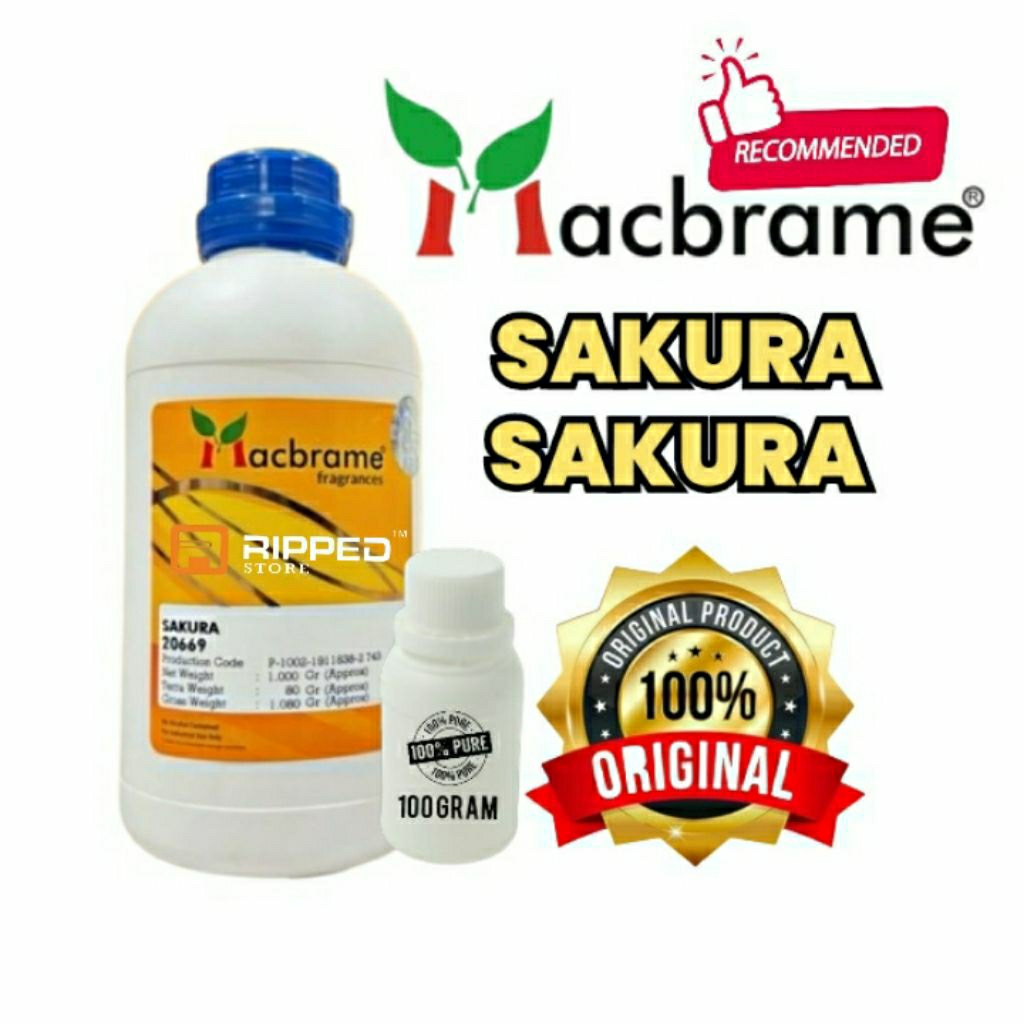 Bibit Parfum Laundry Sakura 100ml || Original Macbrame